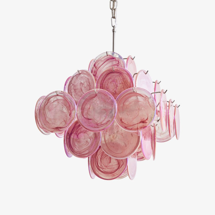 Aurelia Pink Murano Glass Chandelier-DWHOME