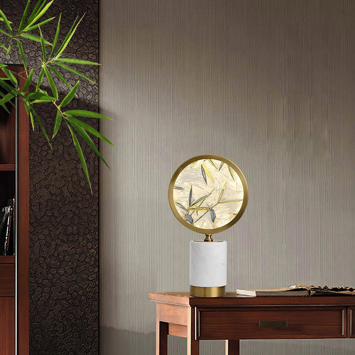 Lampe de table émaillée-DWHOME
