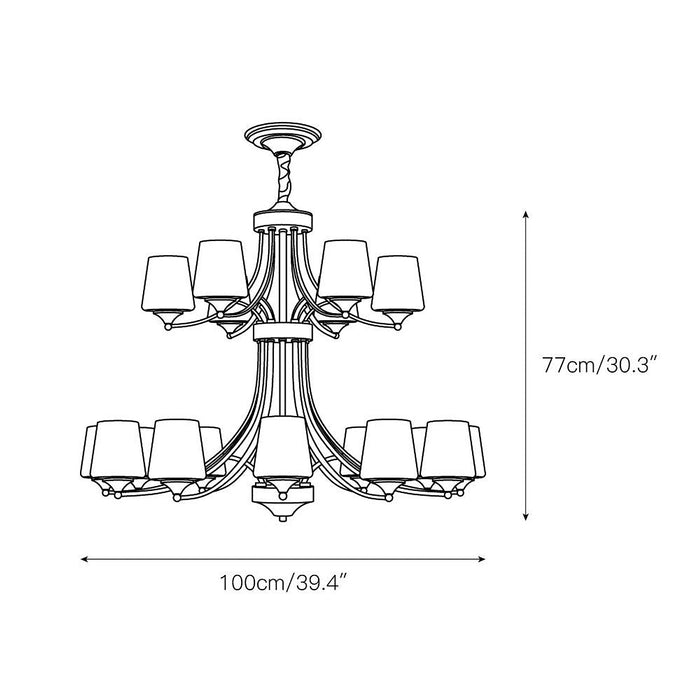 Enclave Chandelier-DWHOME