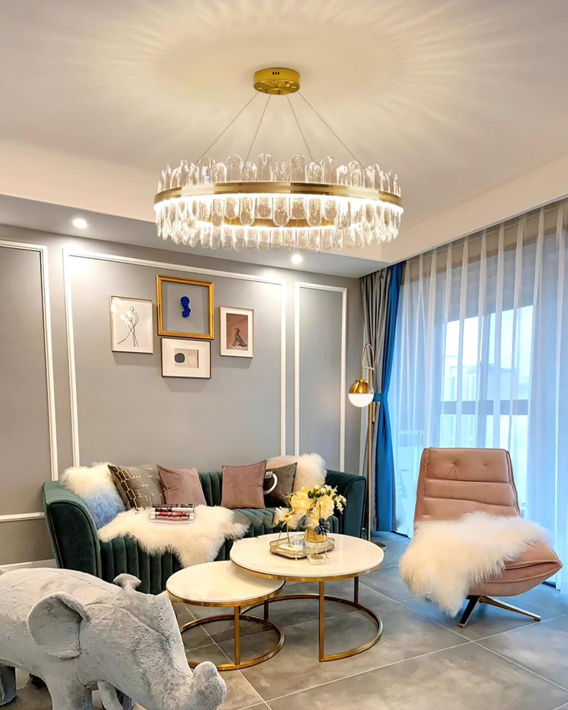 Enos Crystal Chandelier-DWHOME
