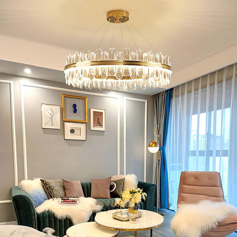 Enos Crystal Chandelier-DWHOME