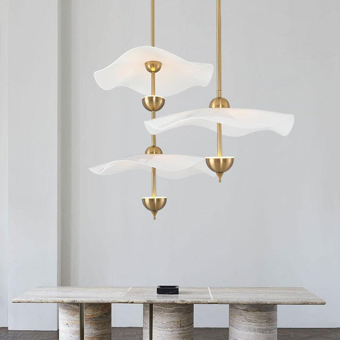 Envolee Double Biscuit Pendant Light.