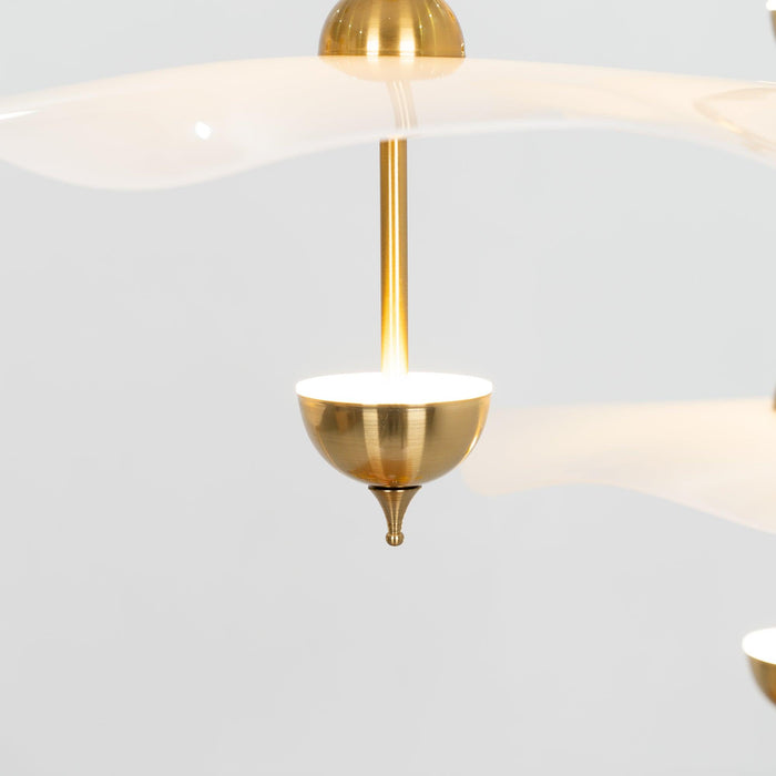 Envolee Double Biscuit Pendant Light.