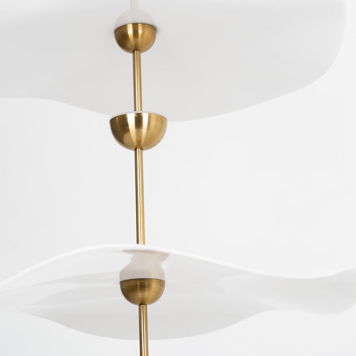 Envolee Double Biscuit Pendant Light.