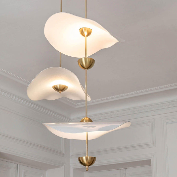 Envolee Double Biscuit Pendant Light.