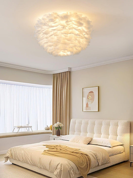 Feathered Ceiling Lamp - DWHOME