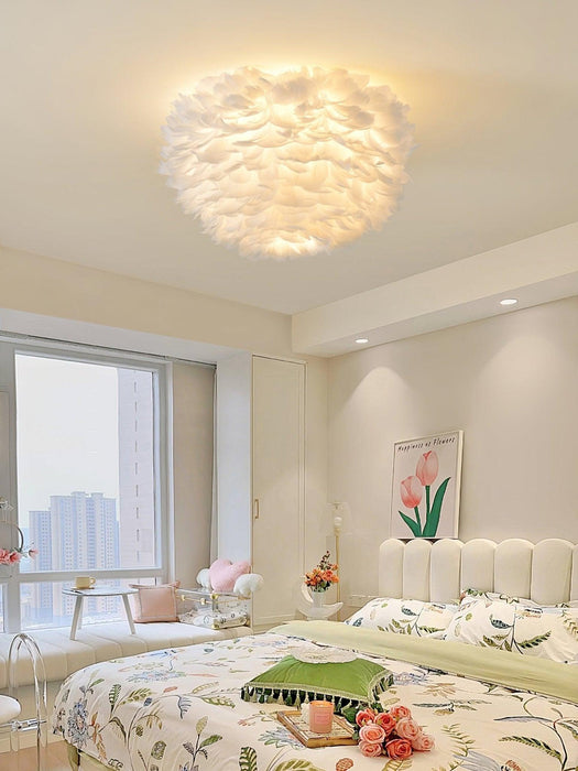 Feathered Ceiling Lamp - DWHOME