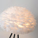 Eos Feather Floor Lamp-DWHOME