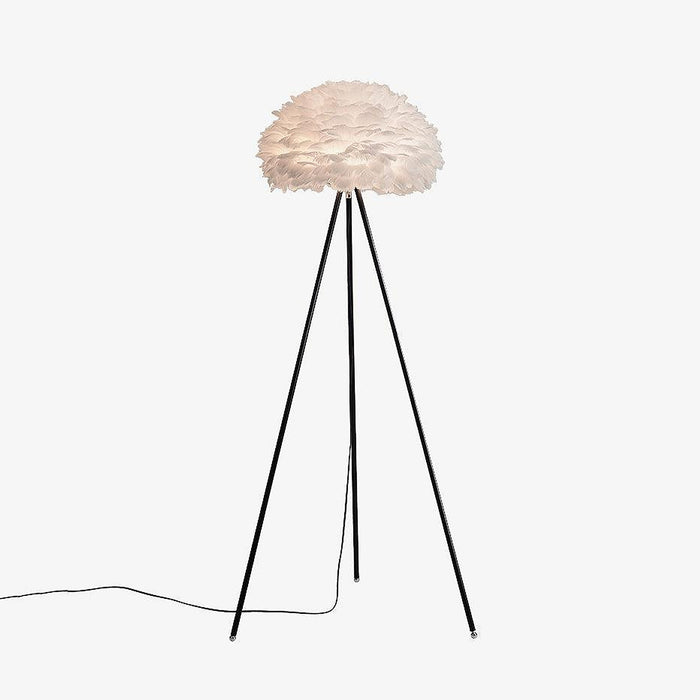 Eos Feather Floor Lamp-DWHOME