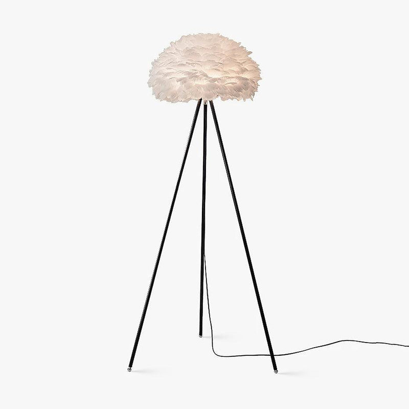 Eos Feather Floor Lamp-DWHOME