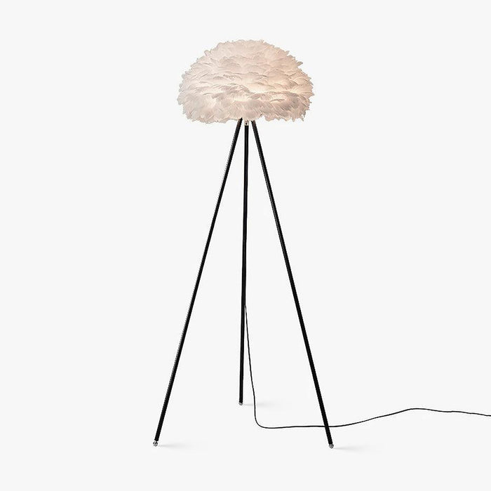 Eos Feather Floor Lamp-DWHOME
