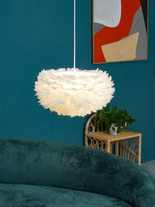 Goose Feathers Pendant Lamp.