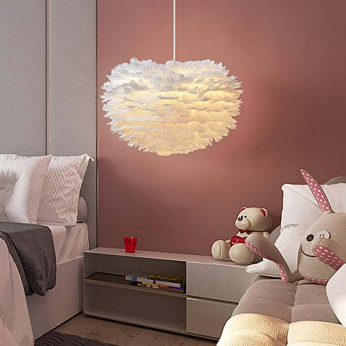 Goose Feathers Pendant Lamp-DWHOME