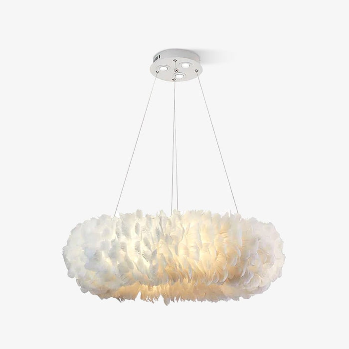 Goose Feathers Pendant Lamp.