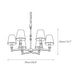 Estense Chandelier-DWHOME