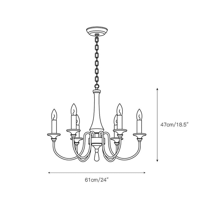 Ethbun Chandelier-DWHOME