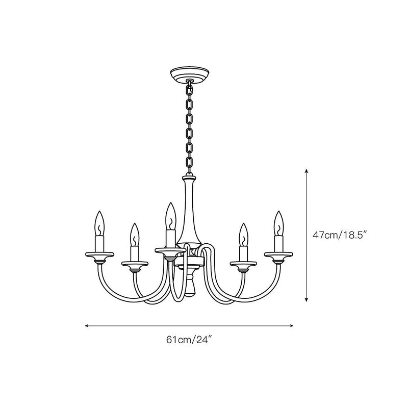 Ethbun Chandelier-DWHOME