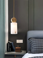 Etruscan Aabaster Pendant Light-DWHOME
