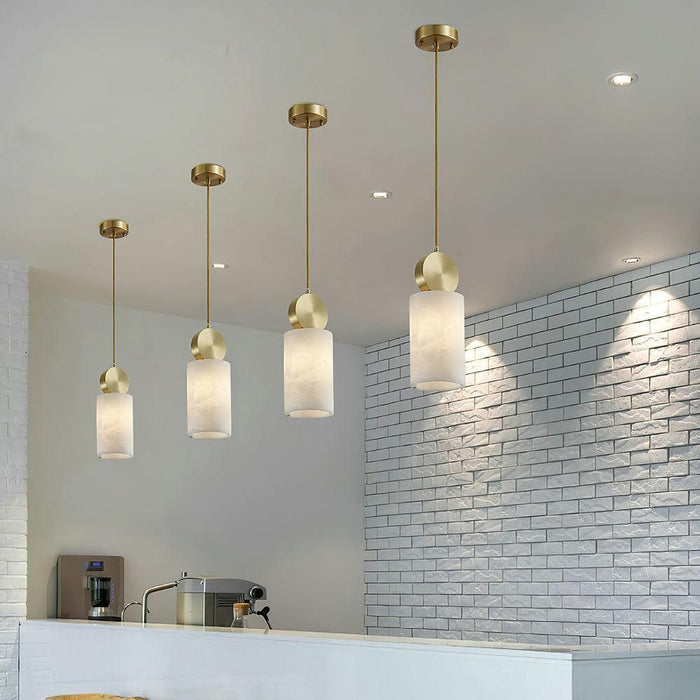 Etruscan Aabaster Pendant Light-DWHOME