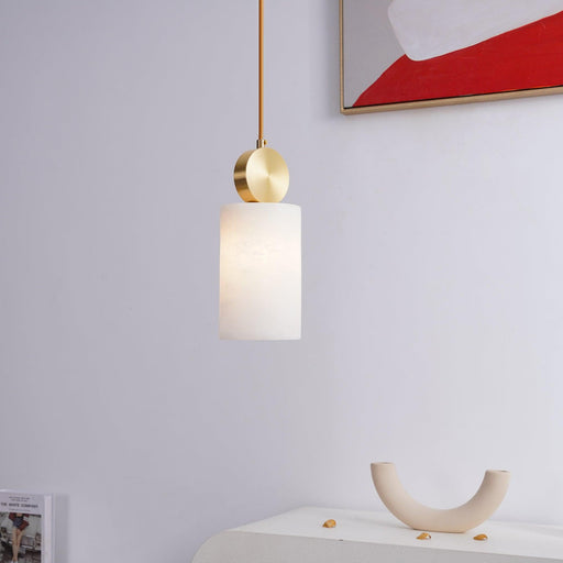 Etruscan Aabaster Pendant Light-DWHOME