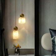 Etruscan Aabaster Pendant Light-DWHOME