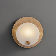 Evelyn Alabaster Wall Sconce-DWHOME