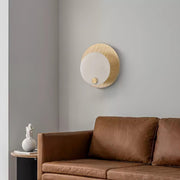 Evelyn Alabaster Wall Sconce-DWHOME