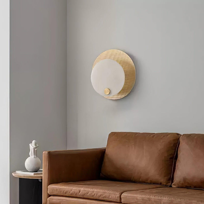 Evelyn Alabaster Wall Sconce-DWHOME