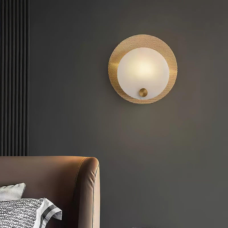Evelyn Alabaster Wall Sconce-DWHOME