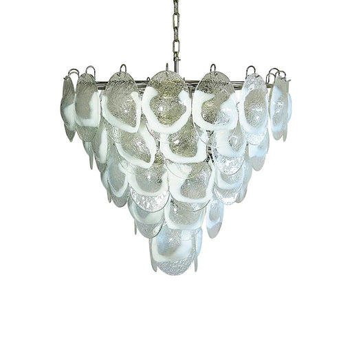 Exquisite Murano Transparent Glass Chandelier-DWHOME