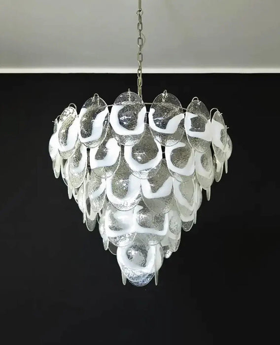 Exquisite Murano Transparent Glass Chandelier-DWHOME