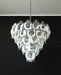 Exquisite Murano Transparent Glass Chandelier-DWHOME