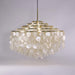 Round Shell Chandelier.