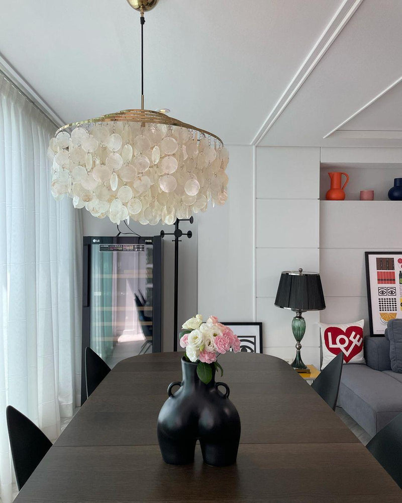 Round Shell Chandelier-DWHOME