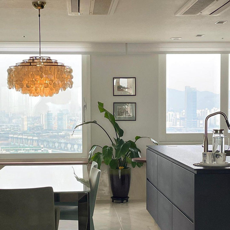 Round Shell Chandelier-DWHOME