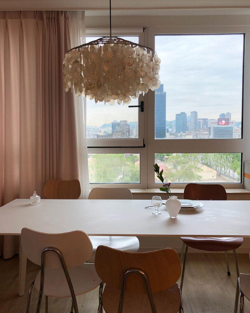 Round Shell Chandelier-DWHOME