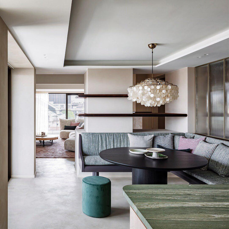 Round Shell Chandelier-DWHOME