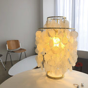 Round Shell Table Lamp-DWHOME