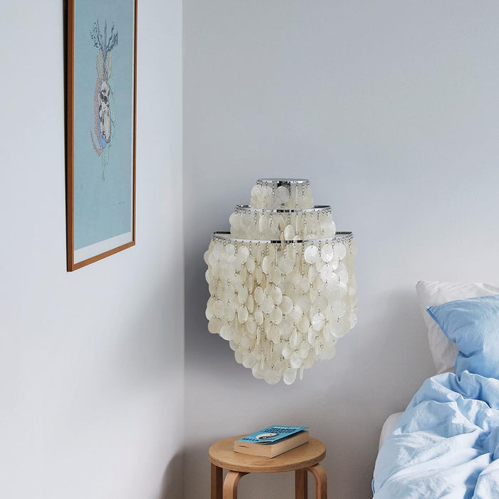 Round Shell Table Lamp.