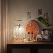 Round Shell Table Lamp-DWHOME