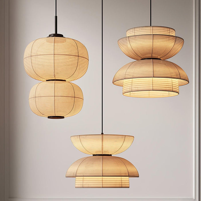 Fabric Art Hanging Lamp-DWHOME