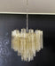 Fantastic Murano Amber Glass Tube Chandelier-DWHOME