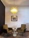 Fantastic Murano Amber Glass Tube Chandelier-DWHOME