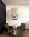 Fantastic Murano Amber Glass Tube Chandelier-DWHOME