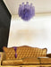 Fantastic Murano Amethyst Glass Tube Chandelier-DWHOME