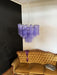 Fantastic Murano Amethyst Glass Tube Chandelier-DWHOME