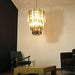 Fantastic Murano Prisms Smoked Transparent Chandelier-DWHOME