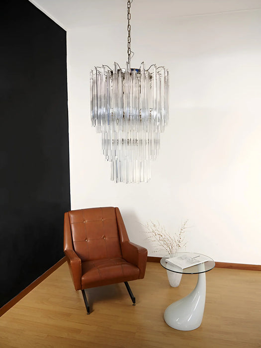 Fantastic Murano Prisms Transparent Chandelier-DWHOME