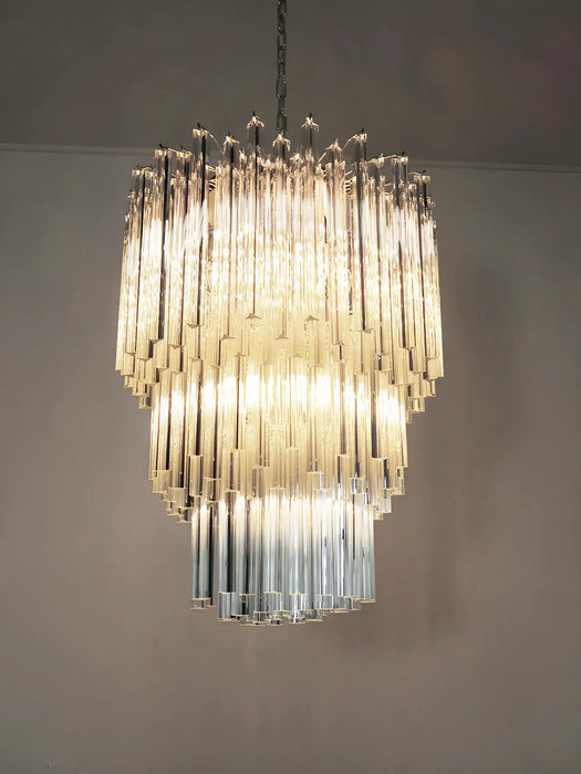 Fantastic Murano Prisms Transparent Chandelier-DWHOME