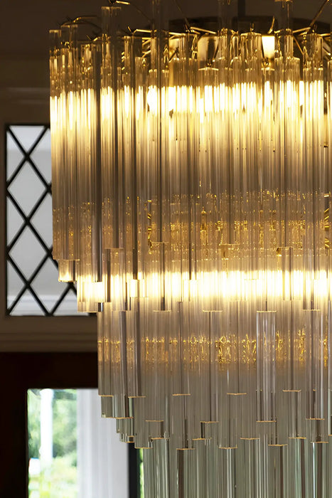 Fantastic Murano Prisms Transparent Chandelier-DWHOME